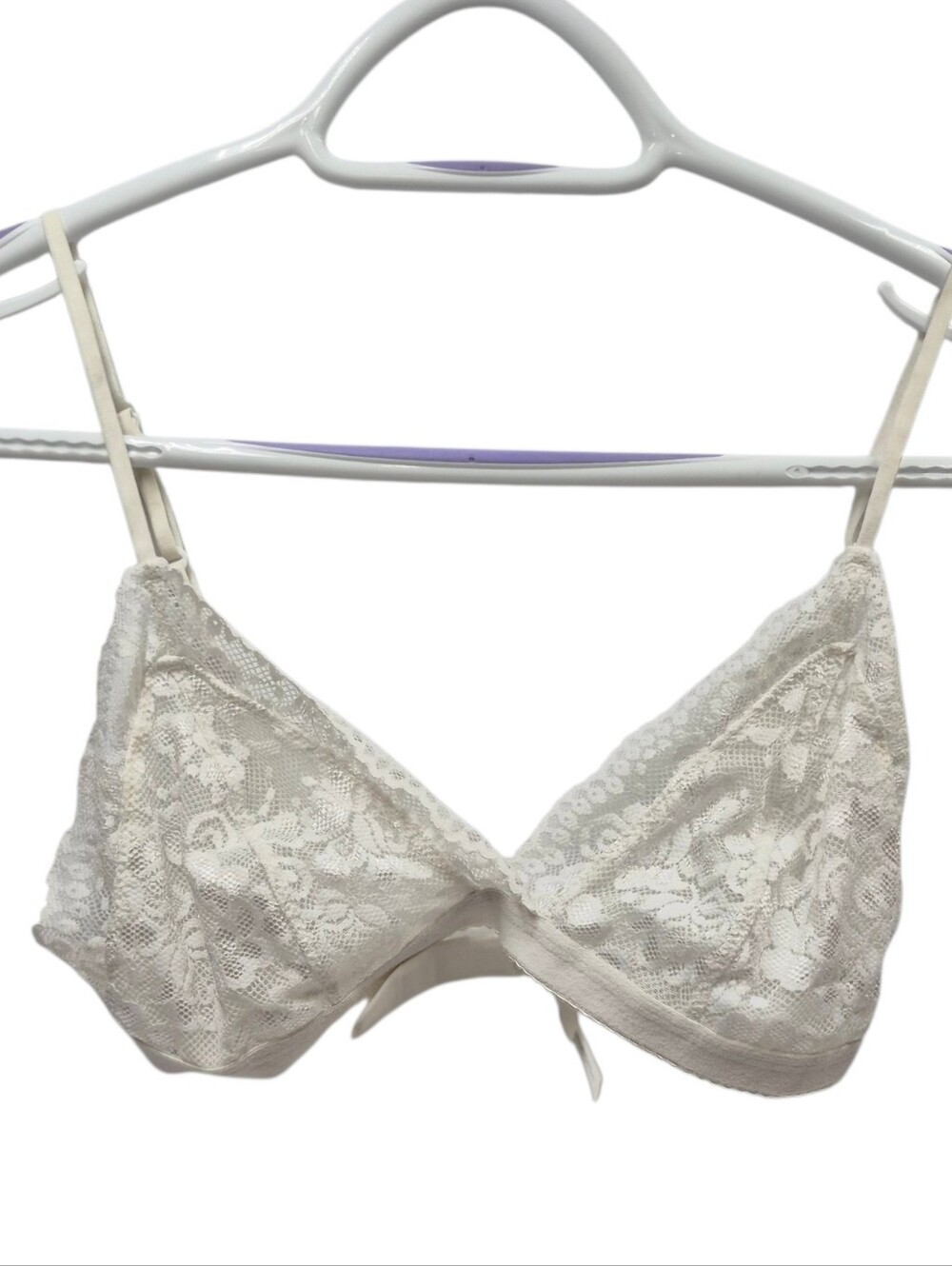 Talula Aritzia Lace Bralette Women's Medium Off White Cream